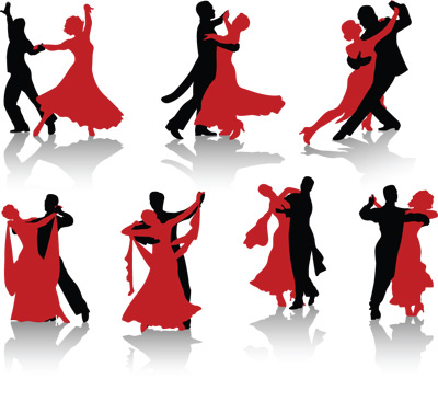 silhouette people silhouettes dancing ballroom dancing 