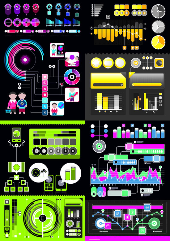 Website of business infographics 01