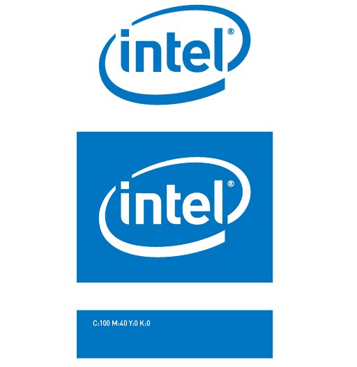 Intel logo vector