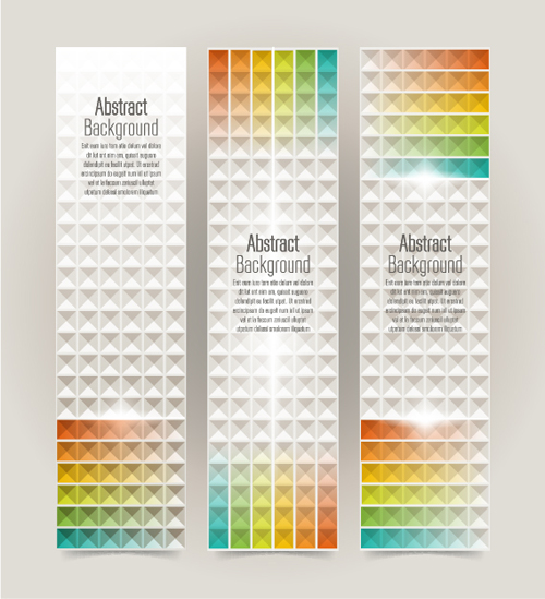 Abstract banners fashion vectors 02 Abstract banners fashion vectors 02