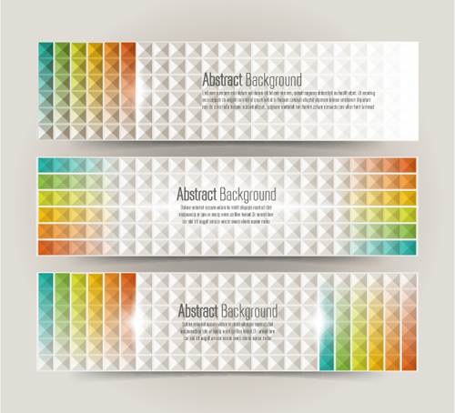 Abstract banners fashion vectors 04 Abstract banners fashion vectors 04