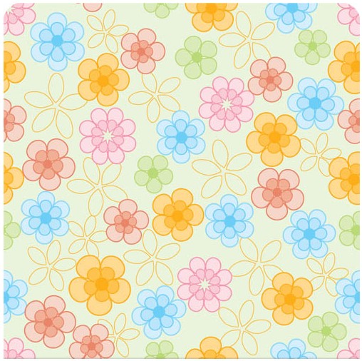 seamless pattern floral cute 