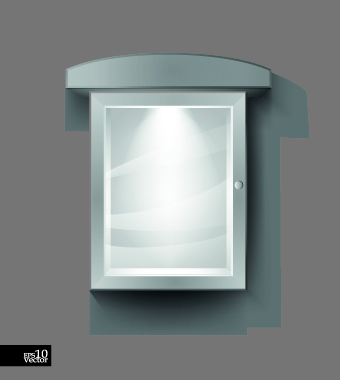 Blank exhibition Object vector 01