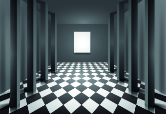 Blank exhibition Object vector 02