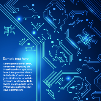 Shiny Blue technology style backgorund 01