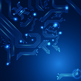 Shiny Blue technology style backgorund 04
