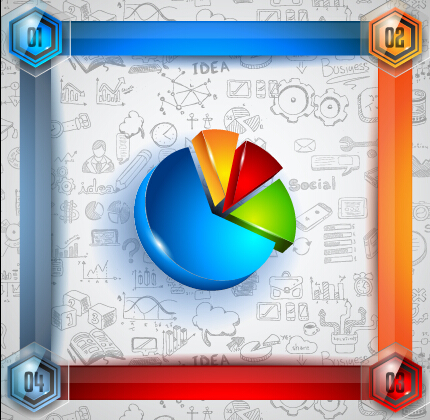 Business Infographic creative design 3473