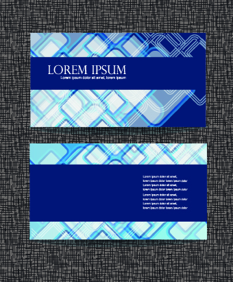 style business cards business blue 