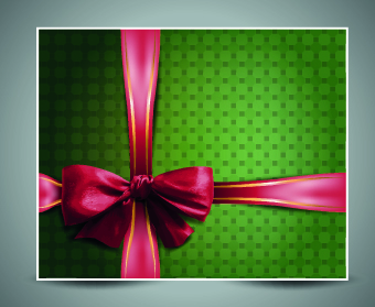 greeting christmas card vector bow aligncenter 