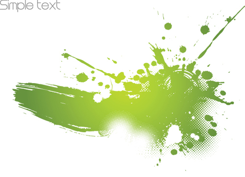 Colored splash Garbage vector background 01