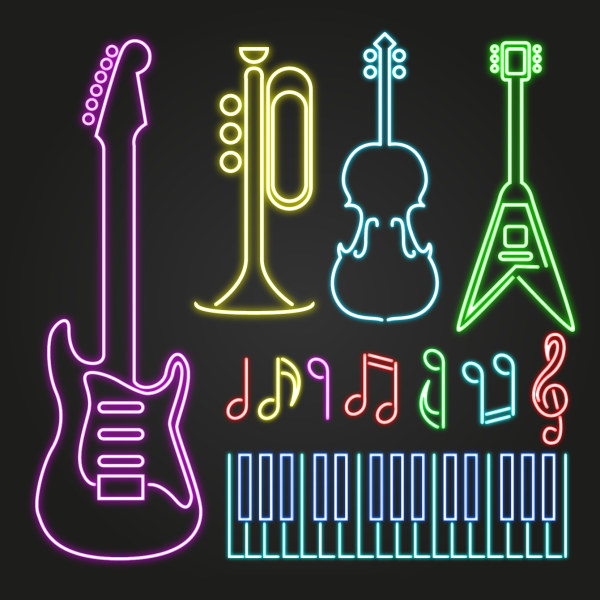 musical instruments musical light sticks instruments colored 