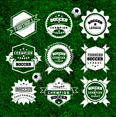 vector graphic labels label graphics football creative 