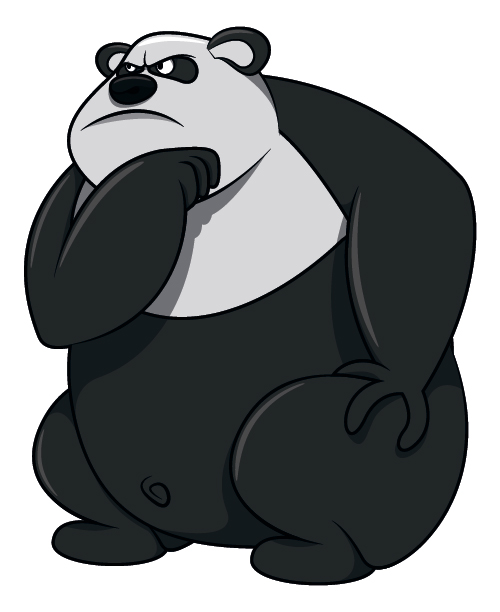 panda cute cartoon cartoon 