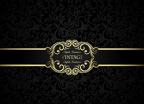 luxurious Damask Patterns background 02