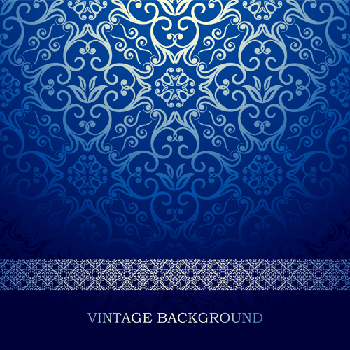 luxurious Damask Patterns background 05