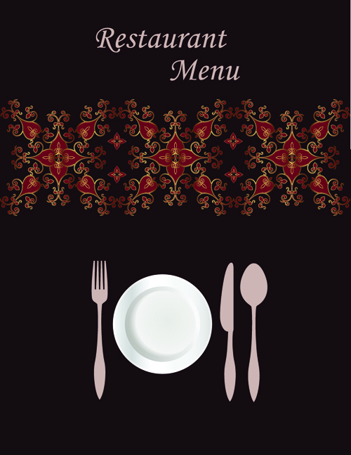 restaurant menu exquisite cover 