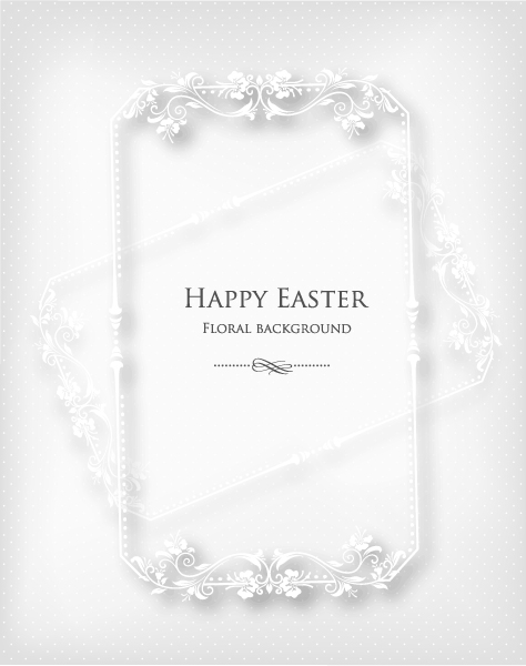 Floral Frames vector backgrounds set 16