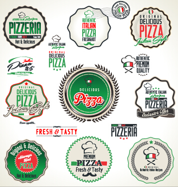 pizza labels label fresh 