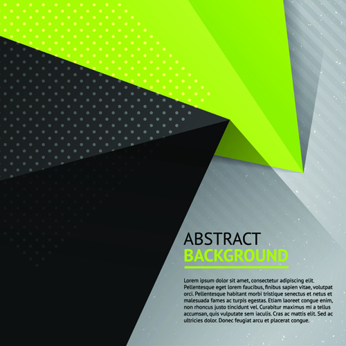 Geometric colored triangle vector background 01