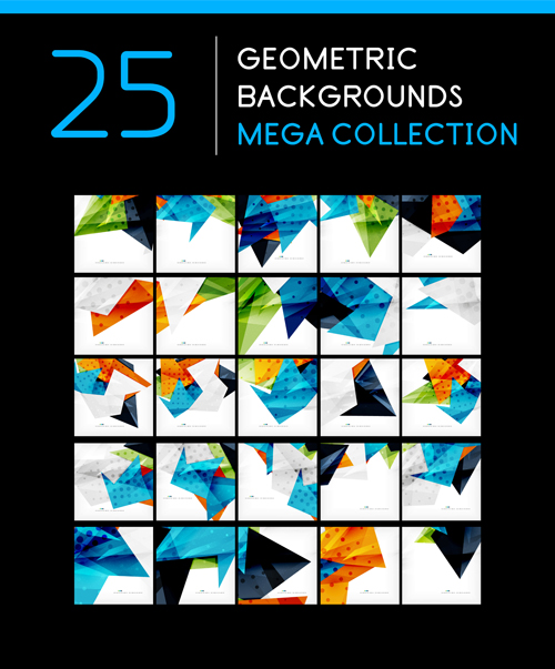 Geometric shape abstract backgrounds vectors 03 Geometric shape abstract backgrounds vectors 03
