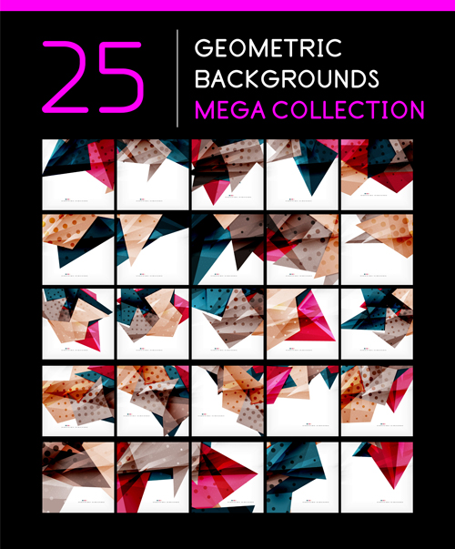 Geometric shape abstract backgrounds vectors 04 Geometric shape abstract backgrounds vectors 04