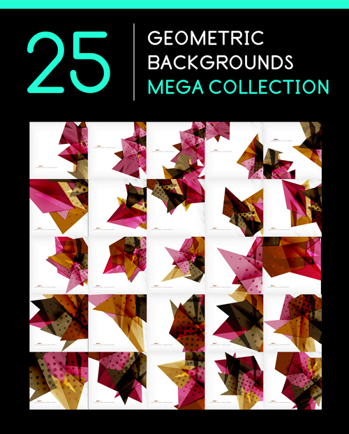 Geometric shape abstract backgrounds vectors 09 Geometric shape abstract backgrounds vectors 09