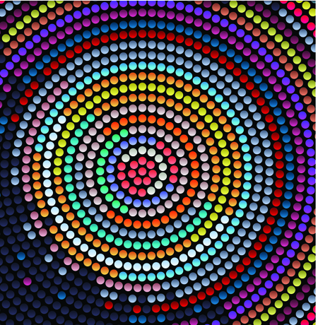 Elements of Abstract mosaics background vector 01