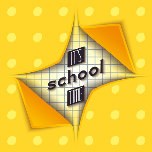 Paper school vector background 01 Paper school vector background 01