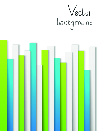 Colored Paper strips vector background 02