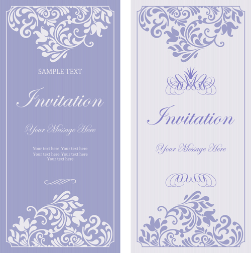 purple ornaments ornament floral cards card 