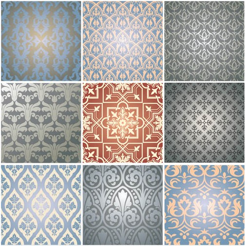 Retro Patterns vector set Retro Patterns vector set