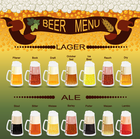 menu creative beer  
