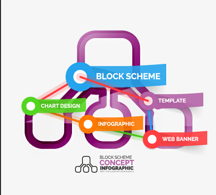 Vector set concept infographics business graphics 02