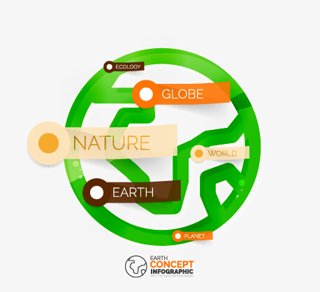 Vector set concept infographics business graphics 05