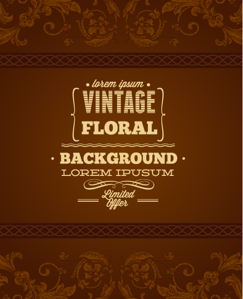Huge collection of Vintage background vector 03