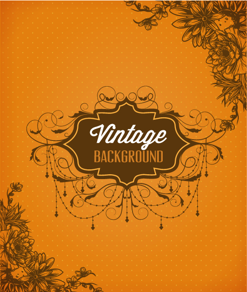 Huge collection of Vintage background vector 10
