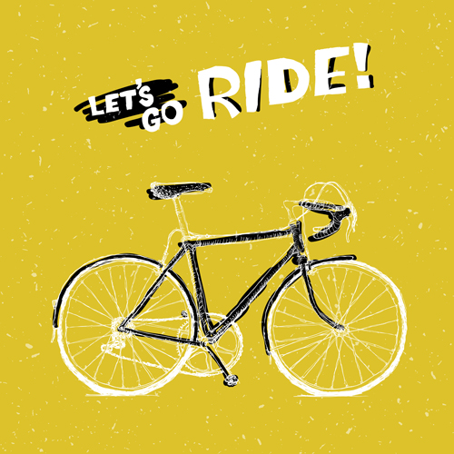 Vintage bicycle poster vectors 05 Vintage bicycle poster vectors 05
