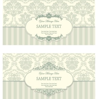 Vintage frame with ornate background vector 01