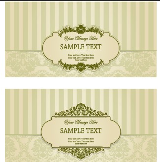 Vintage frame with ornate background vector 03