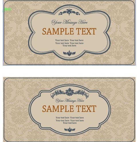 Vintage frame with ornate background vector 04