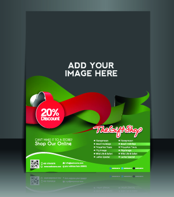 Business flyer and brochure cover design vector 20