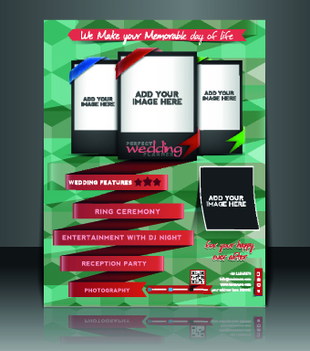 Business flyer and brochure cover design vector 30