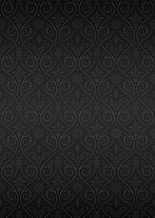 seamless pattern vector ornate dark 