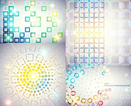 Circular with square modern background vector graphics Circular with square modern background vector graphics
