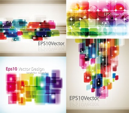 vector creative colored Charming background 