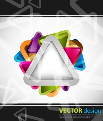 triangle colored background abstract 