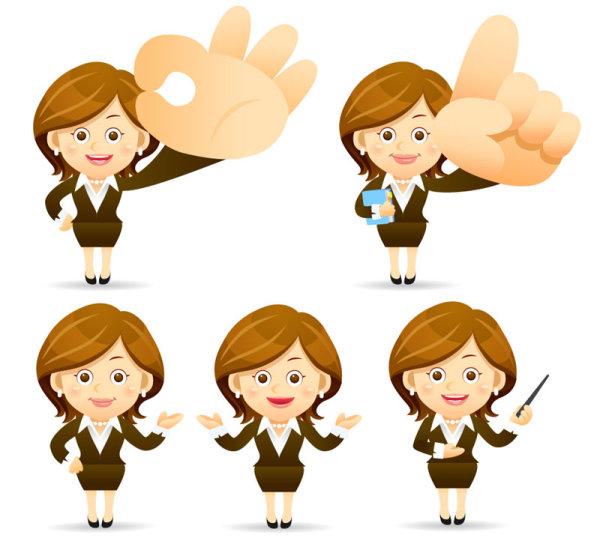 Different profession people vector set 02