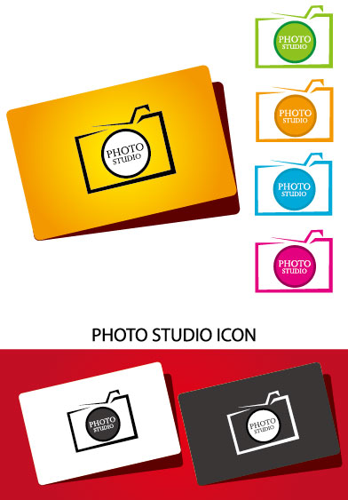 laconic cards design elements vector 02