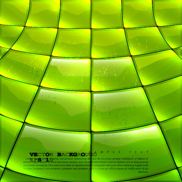Creative Glass vector backgrounds set 05