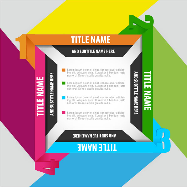 Business style background template vector set 04